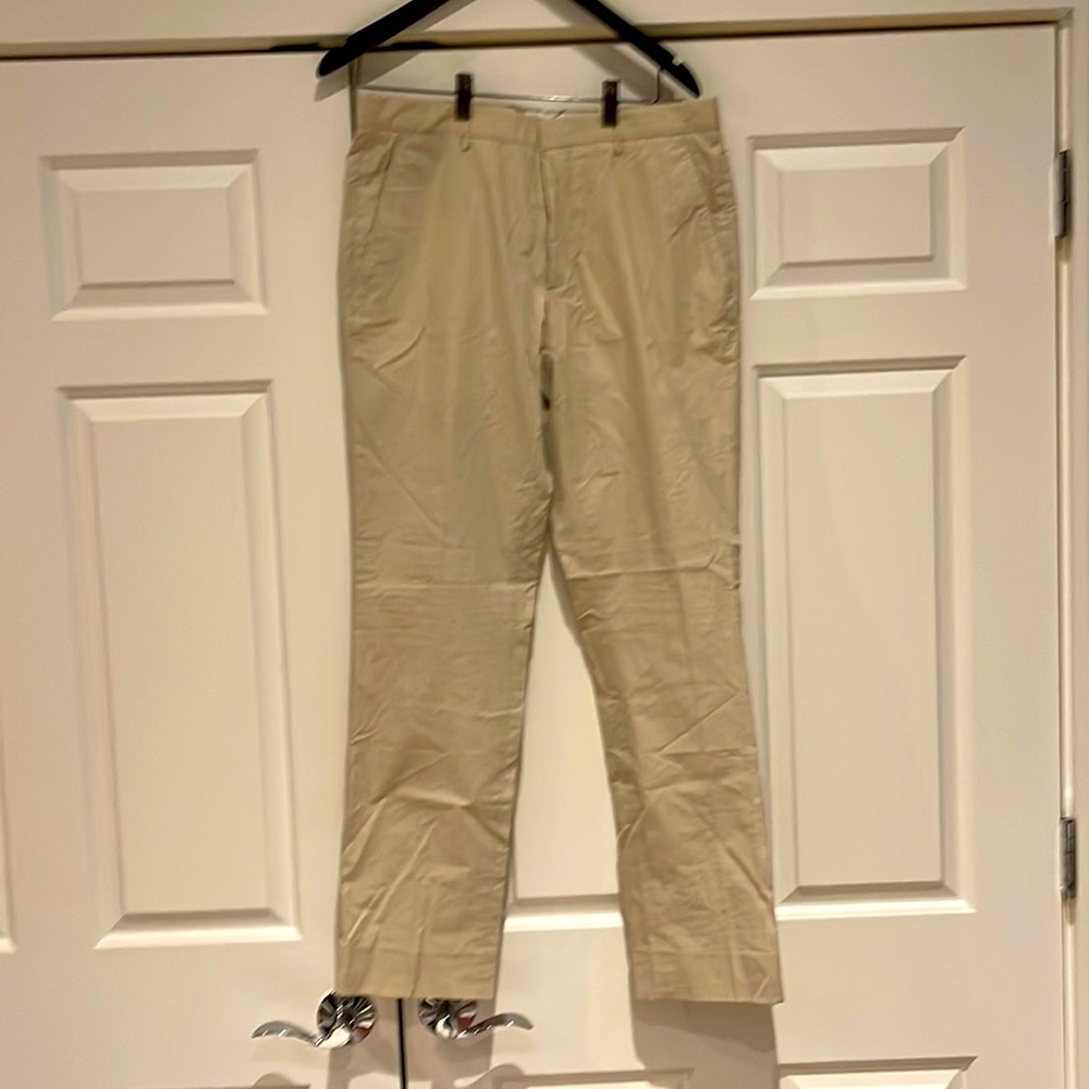 Burberry Men’s Light Khaki Chinos size 46.